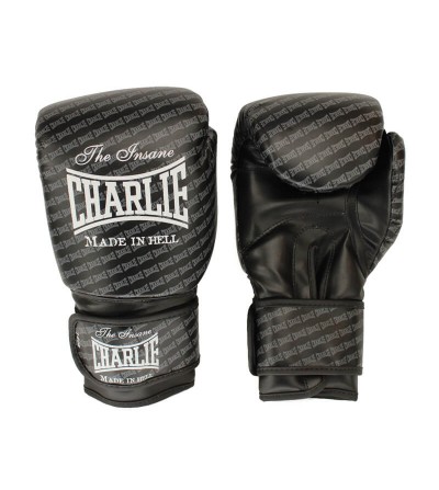 Guantes boxeo de Charlie modelo Blast en color negro, disponibles en Bushi Sport.(1)